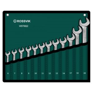 Набор ключей комбинированных ROSSVIK 6-22мм, 12шт