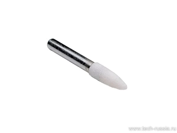 Шлифовальный камень "карандаш" из оксида алюминия (диаметр вала 6 мм) ТЕСН