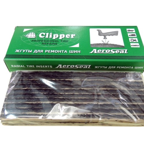 Шнуры короткие черные102мм (1пластина) Clipper