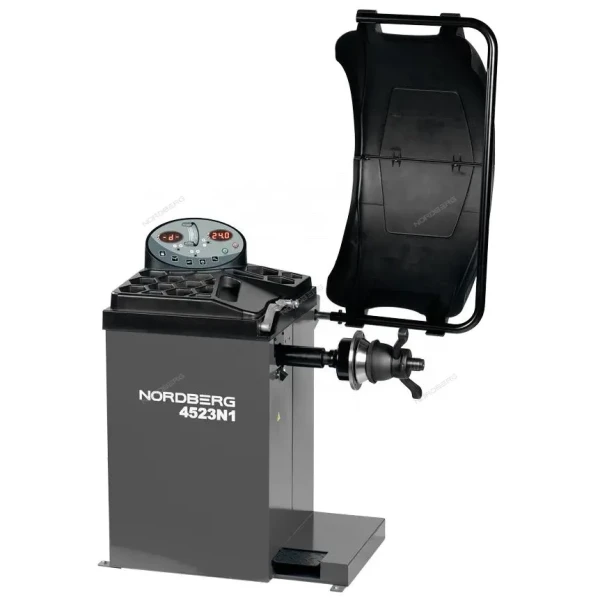 Станок балансировочный с автоматическим вводом 2х параметров, лазером и автостопом 4523N1(G) NORDBERG Станок балансировочный с автоматическим вводом 2х параметров, лазером и автостопом 4523N1(G) NORDBERG